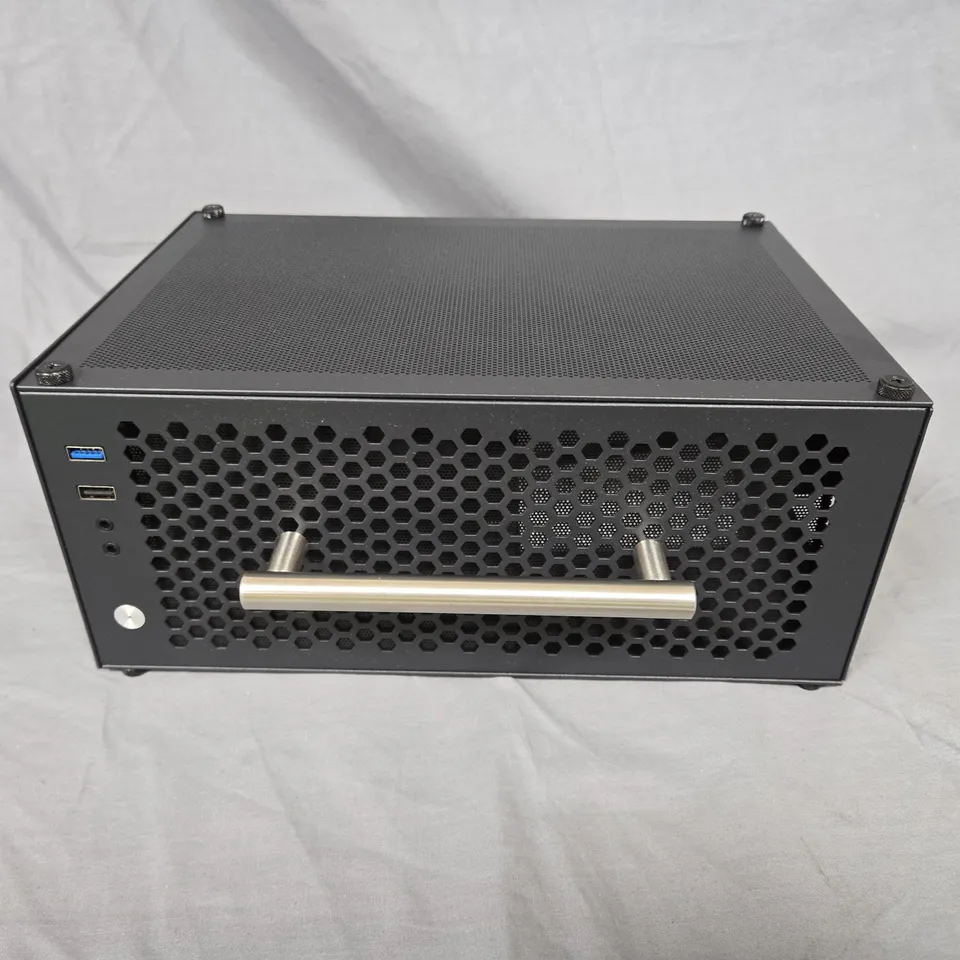T60 BLACK SERVER/STORAGE ENCLOSURE – DESKTOP WITH DRIVE BAYS