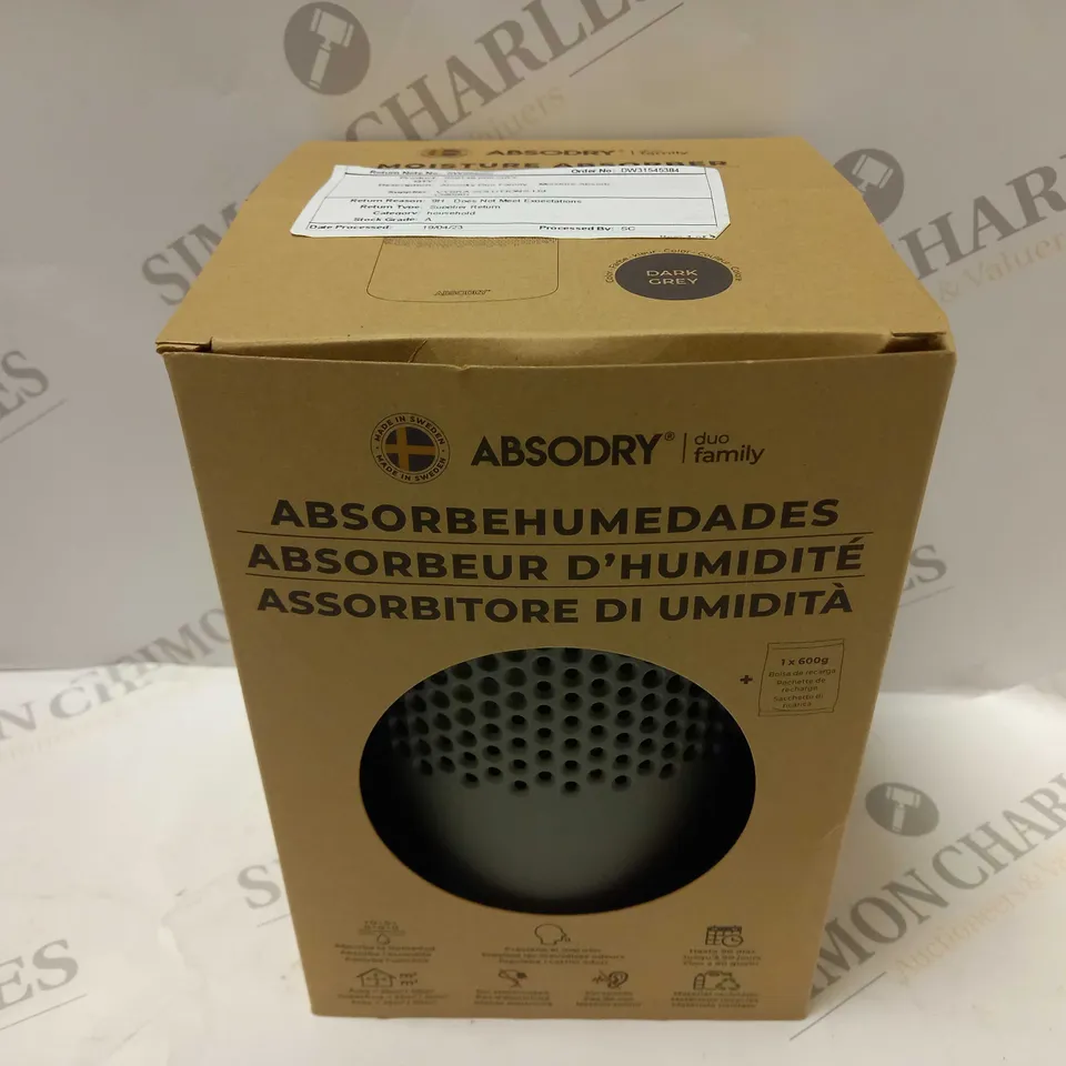 BOXED ABSODRY MOISTURE ABSORBER - GREY