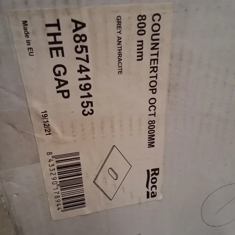 BRAND NEW BOXED ROCA COUNTERTOP THE GAP 800MM ANTHRACITE