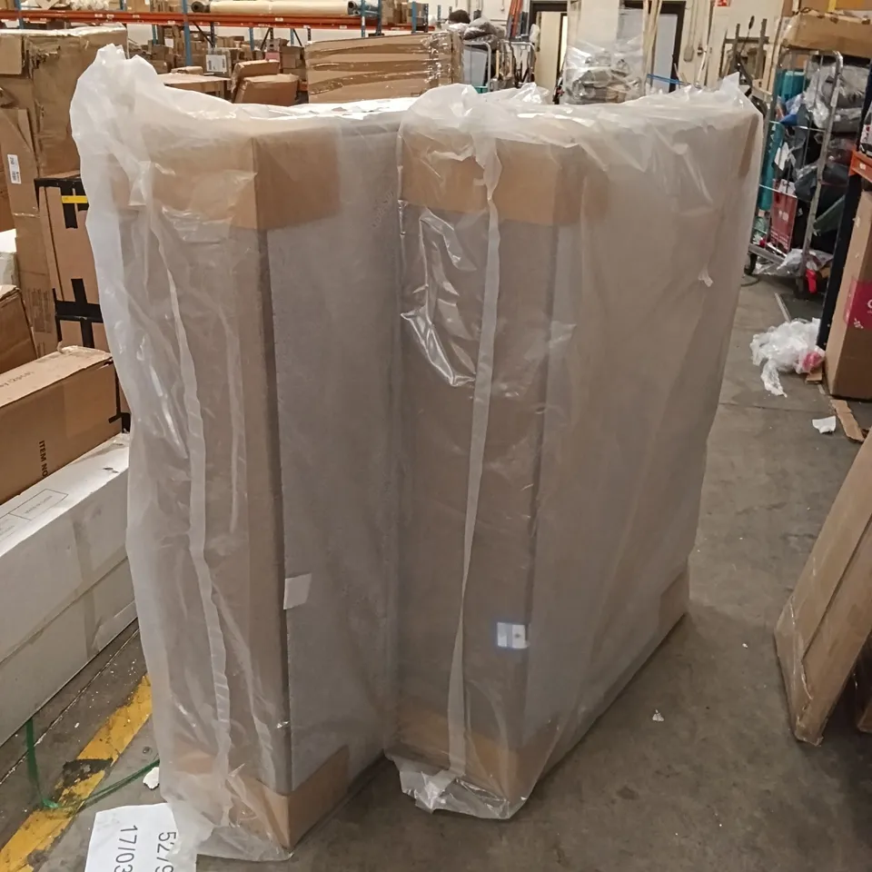 BAGGED DOUBLE DIVAN BED BASE (2 PARTS)