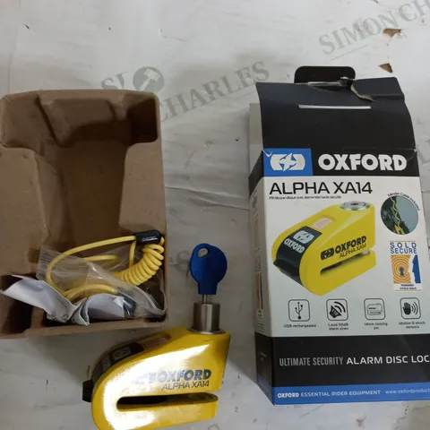 OXFORD ALPHA XA14 BIKE LOCK