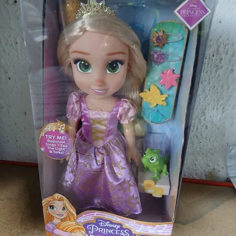 DISNEY PRINCESS MY SINGING FRIEND RAPUNZEL DOLL WITH PASCAL – BOXED