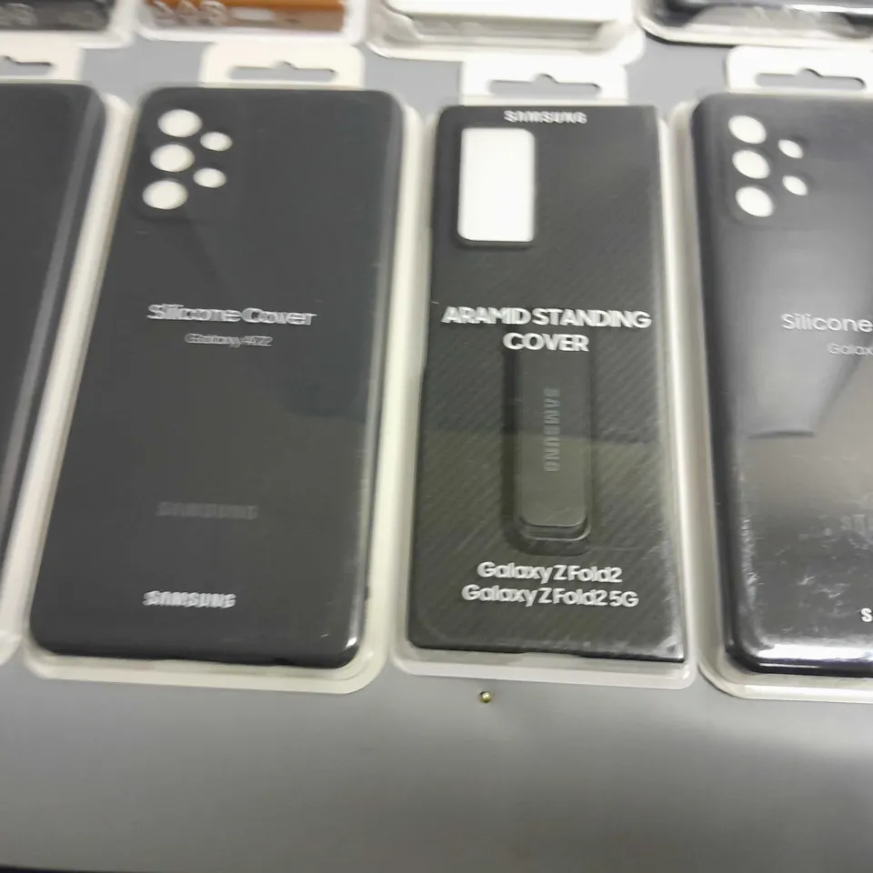 LOT OF 10 ASSORTED SAMSUNG MOBILE PHONE CASES 