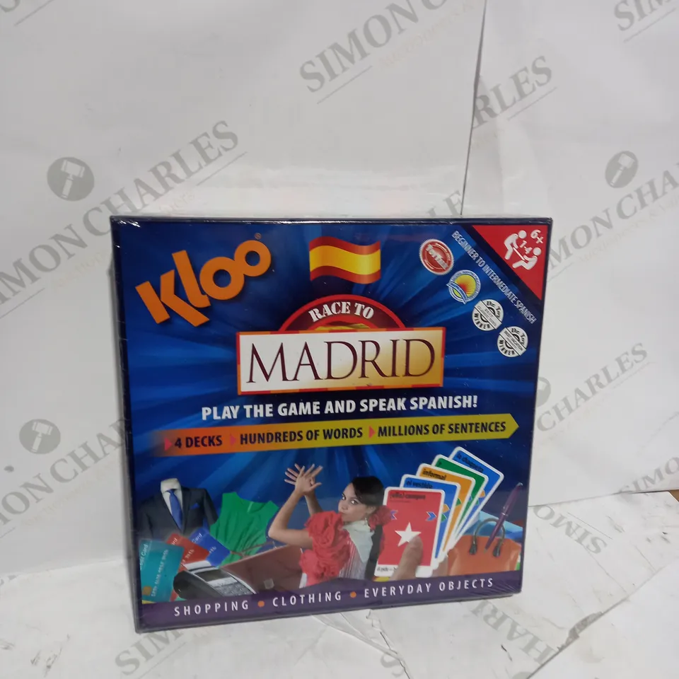 SEALED KLOO RACE TO MADRID BOARD GAME