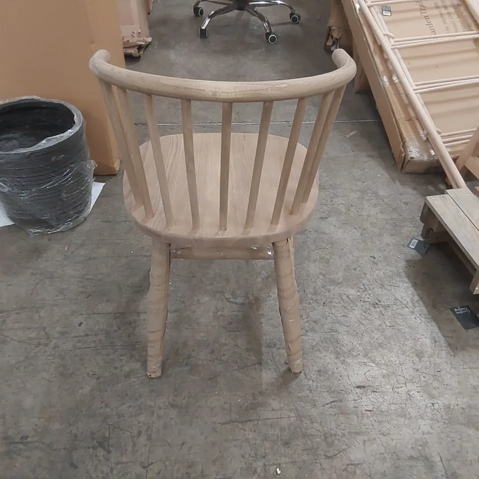 LANDRAKE CURVED BACK DINING CHAIR NATURAL ELM
