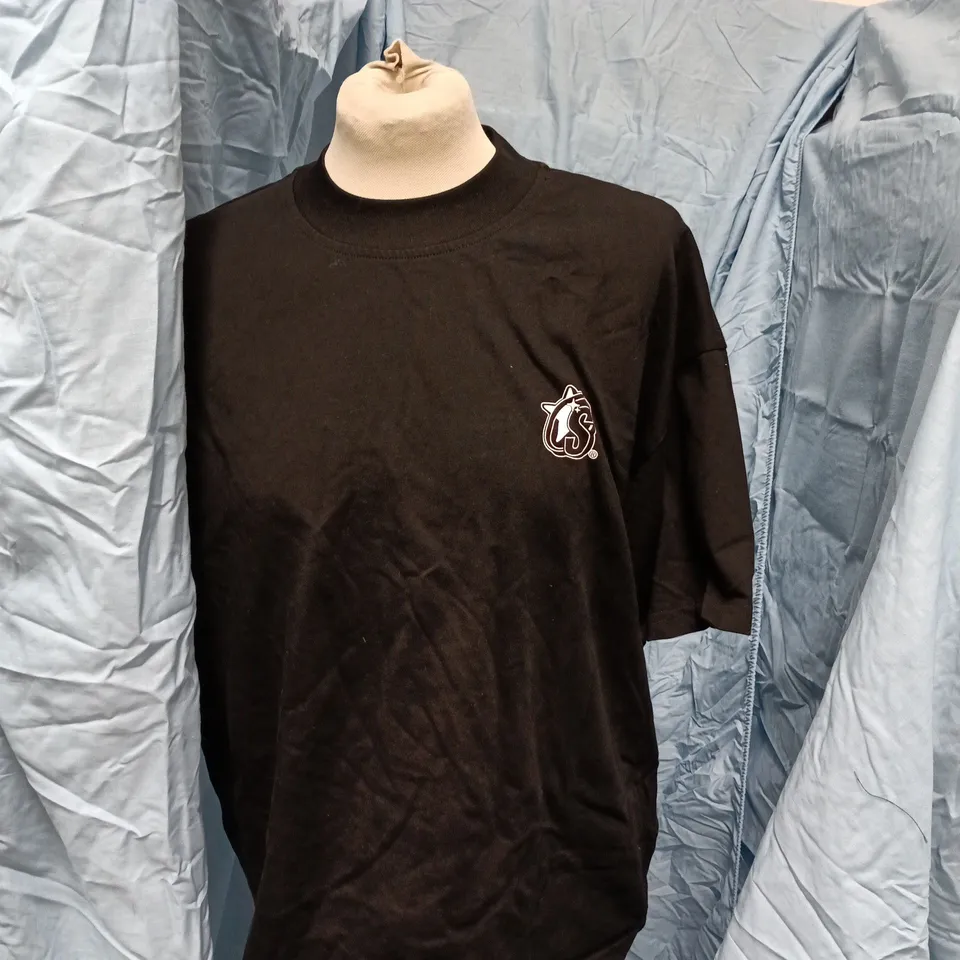 SIARR BLACK T-SHIRT – SIZE SMALL – LARGE BACK GRAPHIC 