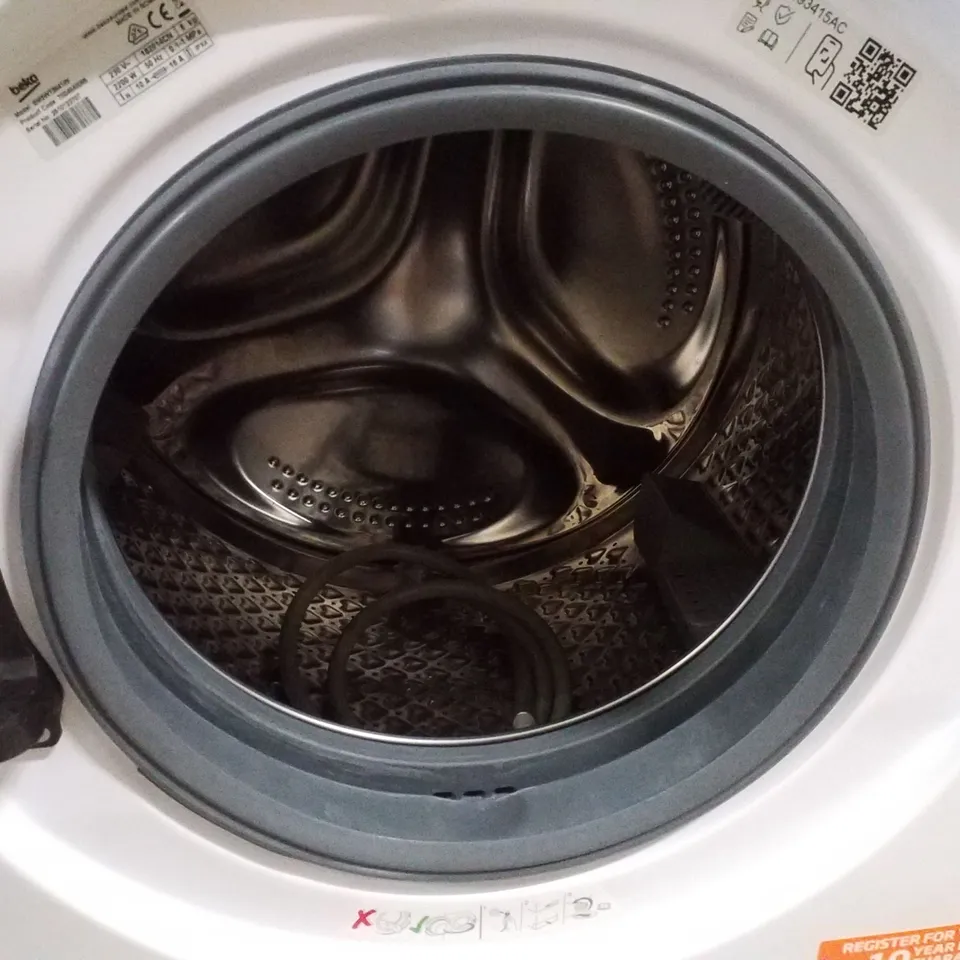 BEKO BM3WT3841W 8KG WASH, 1400 SPIN WASHING MACHINE - WHITE - A RATED