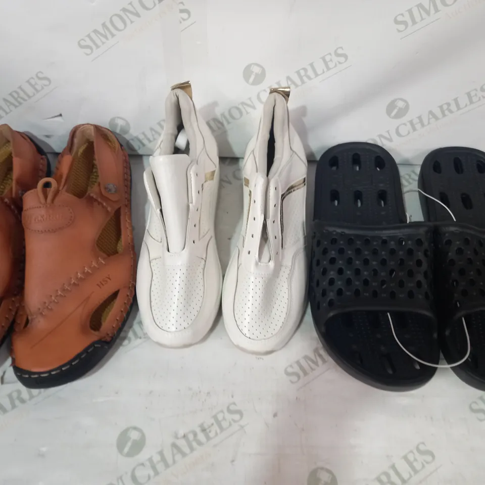 BOX OF APPROXIMATELY 20 ASSORTED PAIRS OF SHOES IN VARIOUS STYLES AND SIZES TO INCLUDE FASHION, EGO, ETC