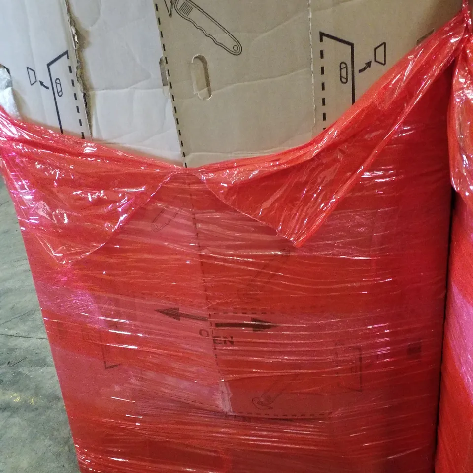 PALLET CONTAINING ASSORTED PRODUCTS INCLUDING PRO VINYL FLOORING CUTTER, ANTI BLUE LIGHT SCREEN PROTECTOR, FLAT PANEL TV WALL MOUNT & RETRACTABLE SAFTEY GATE