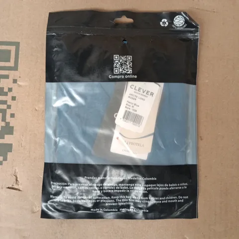 BAGGED CLEVER ARCTIC LONG BOXERS IN BLUE SIZE MEDIUM