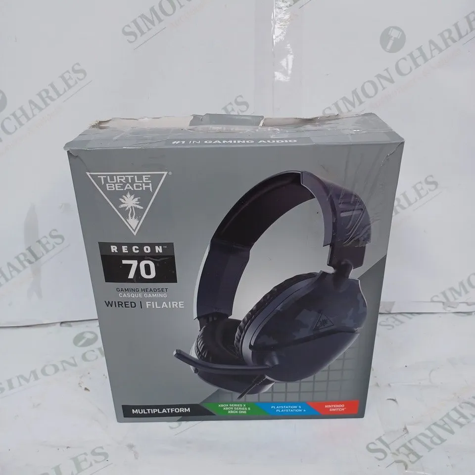 TURTLE BEACH RECON 70 MULTIPLATFORM WIRED GAMING HEADSET 