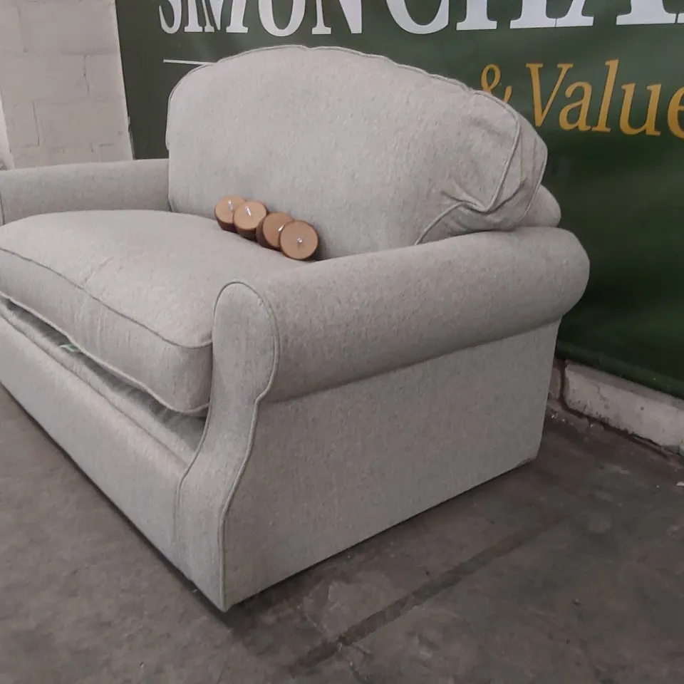 QUALITY DESIGNER LYNEHAM FABRIC LOVE SEAT SOFA BED