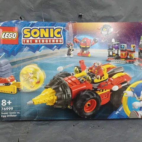 BOXED LEGO SONIC THE HEDGEHOG SUPER SONIC VS EGG DRILLSTER - 76999