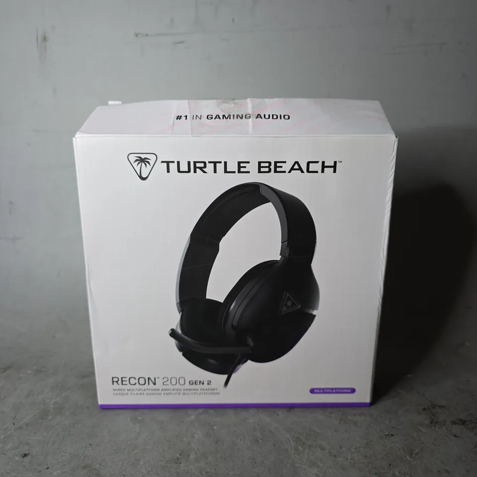 BOXED TURTLE BEACH RECON 200 GEN GAMING HEADSET 