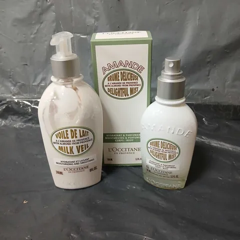 L'OCCITANE ALMOND MOISTURE AND HYDRATING DUO