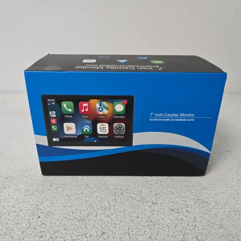 BOXED 7" INCH CARPLAY MONITOR