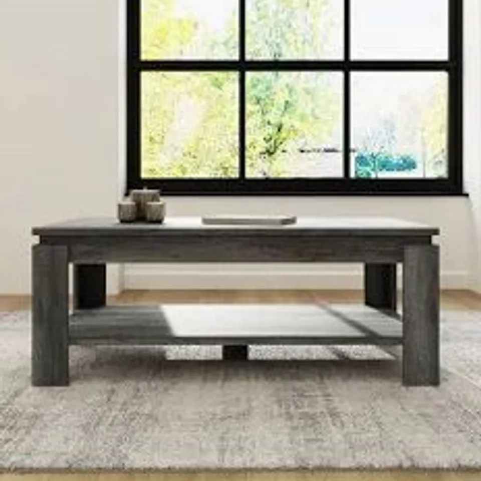 BOXED GFW CANYON COFFEE TABLE - CHARCOAL GREY (1 BOX)