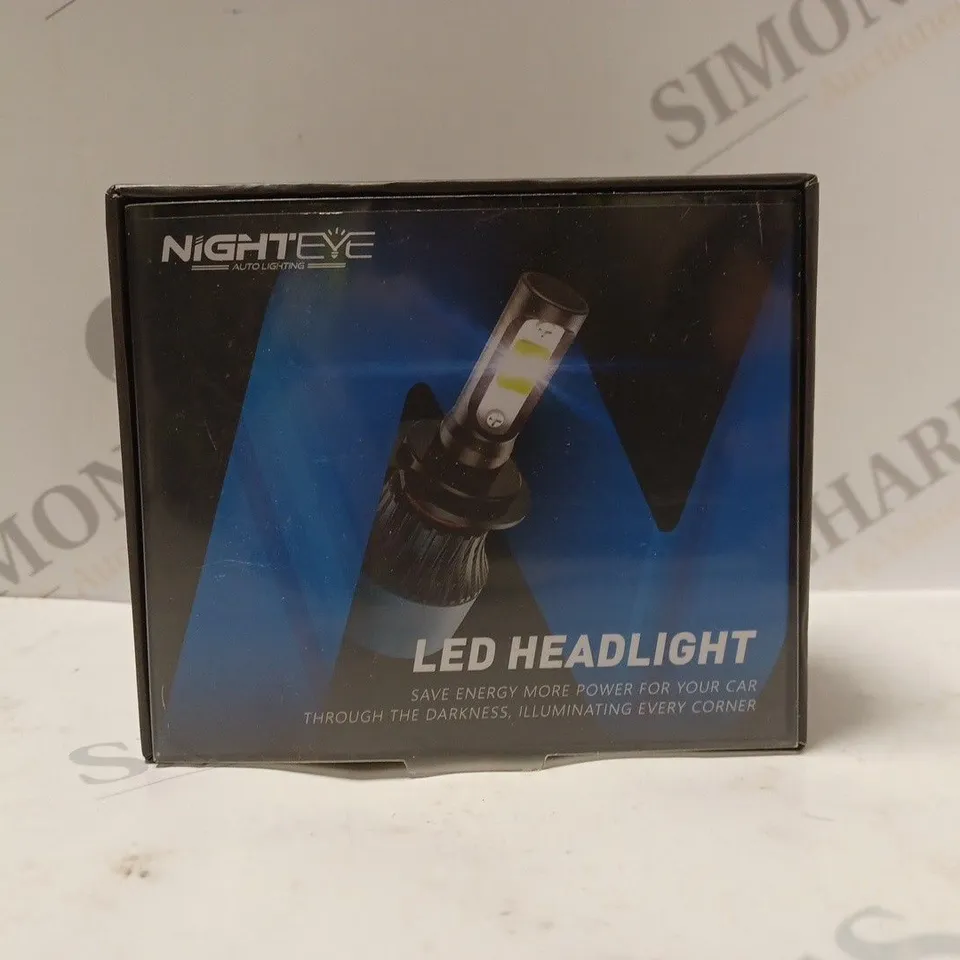 BOXED PAIR OF NIGHTEYE LED HEADLIGHTS H7