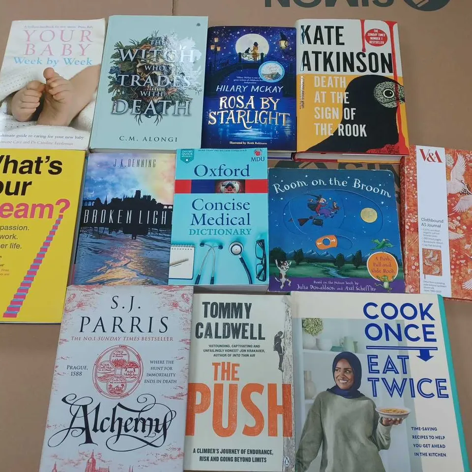 LARGE QUANTITY OF ASSORTED BOOK TO INCLUDE FICTION & NON FICTION - COLLECTION ONLY