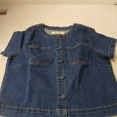 NOBODY'S CHILD DENIM TOP – UK 12 