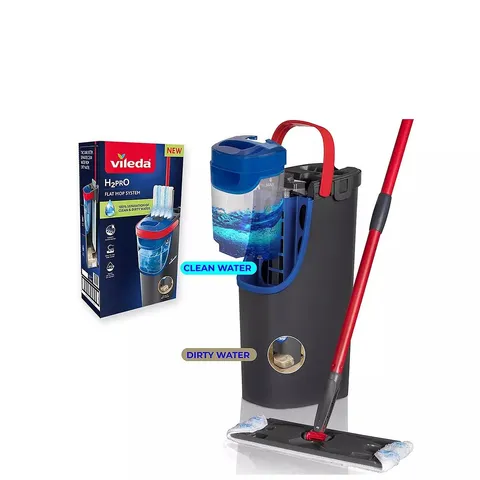VILEDA H2PRO FLAT MOP AND BUCKET SET