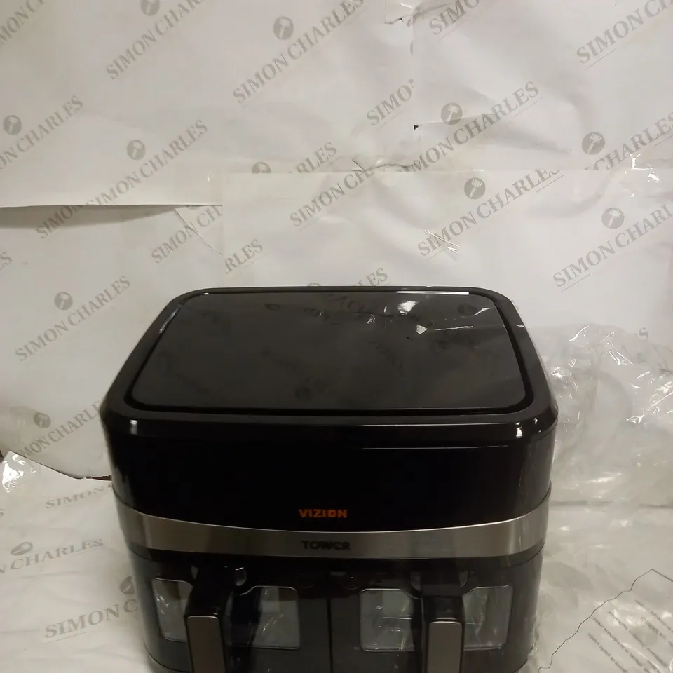 TOWER T17100 VORTX VIZION 9L DUAL BASKET AIR FRYER