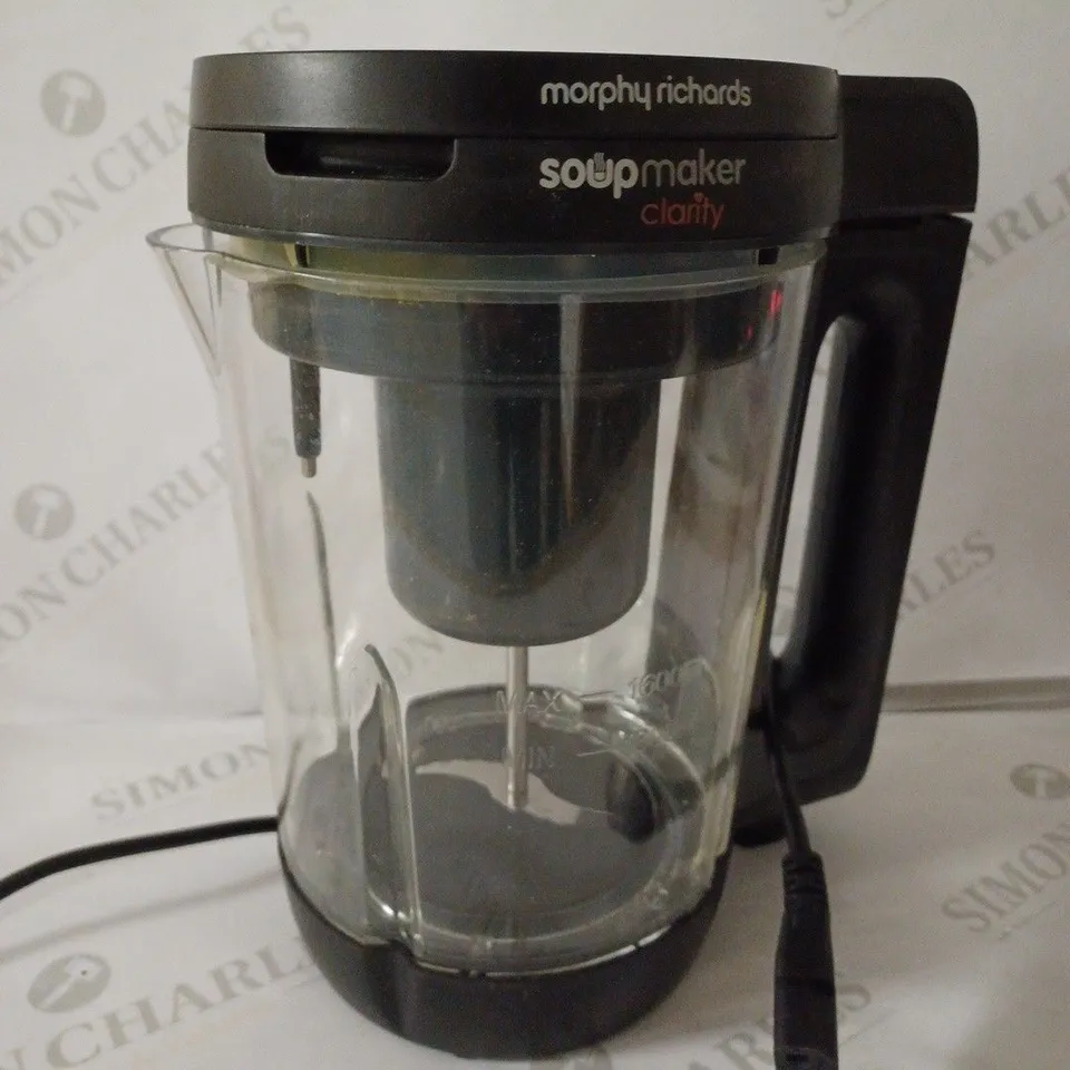 MORPHY RICHARDS CLARITY SOUP MAKER
