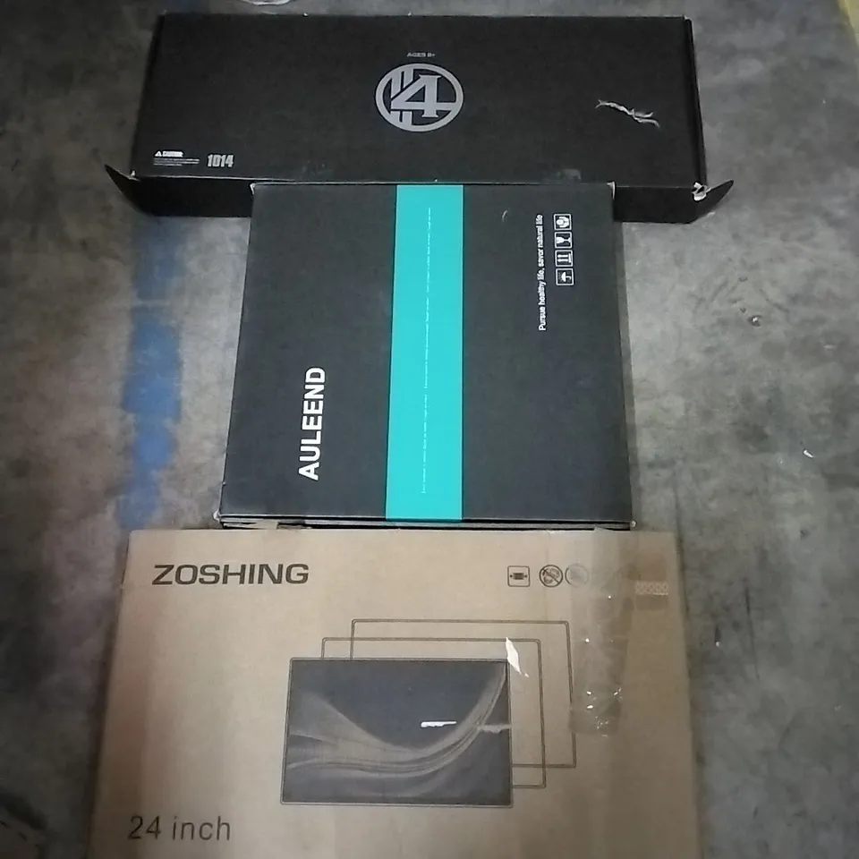 PALLET OF HOUSEHOLD ITEMS TO INCLUDE RAIN SHOWER HEAD,TOY FOAM DART GUN,24 INCH MONITOR AND OTHER ASSORTED ITEMS..L