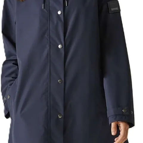 BRAND NEW REGATTA WOMENS REINNA WATERPROOF JACKET IN NAVY - UK 12