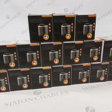 16 BRAND NEW BOXED BATTERY ELECTRIC PENCIL SHARPENERS