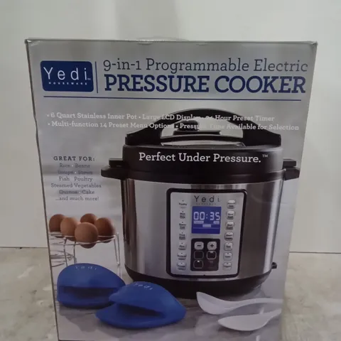 BOXED YEDI 9 IN 1 PRESSURE COOKER