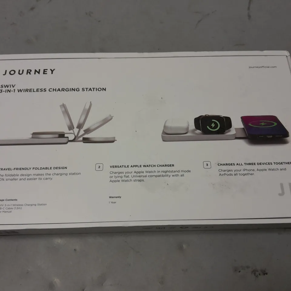 SEALED JOURNEY 3IN1 WIRELESS CHARGING STATION