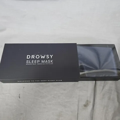BOXED DROWSY SLEEP MASK MIDNIGHT BLUE
