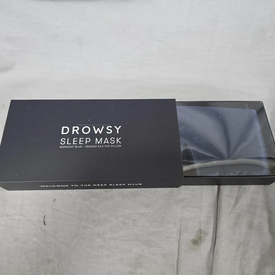BOXED DROWSY SLEEP MASK MIDNIGHT BLUE