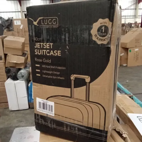 BOXED LUGG 40cm JETSET SUITCASE - ROSE GOLD