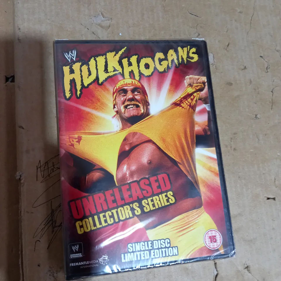 LOT OF APPROX 40 'HULK HOGAN'S UNRELEASED COLLECTOR'S SERIES' DVDS