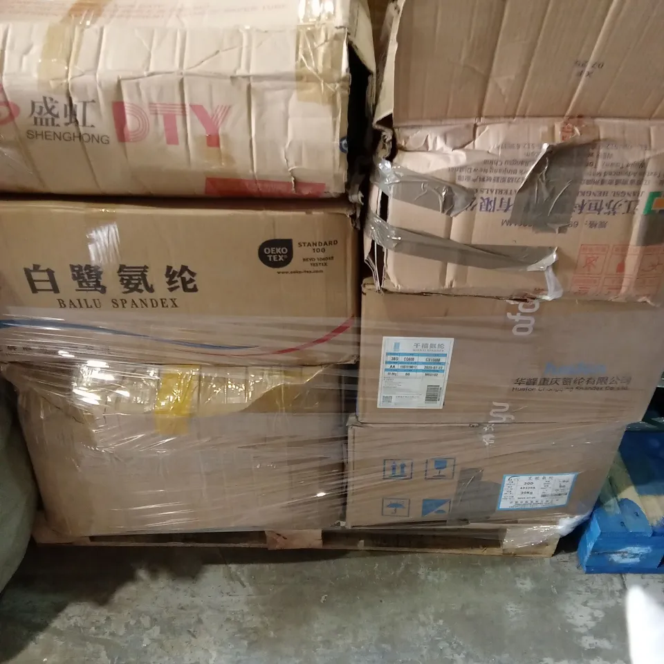 PALLET OF APPROXIMATELY 10 BOXES OF ASSORTED ITEMS TO INCLUDE: TAP 2 WIN, HOUSEHOLD CHOPPER ECT 