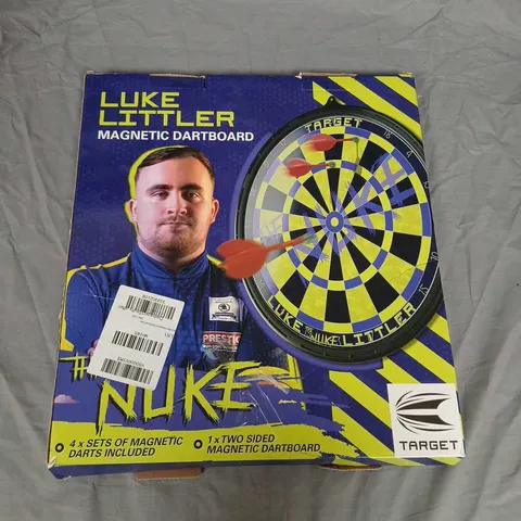 LUKE LITTLER MAGNETIC DARTBOARD – BOXED