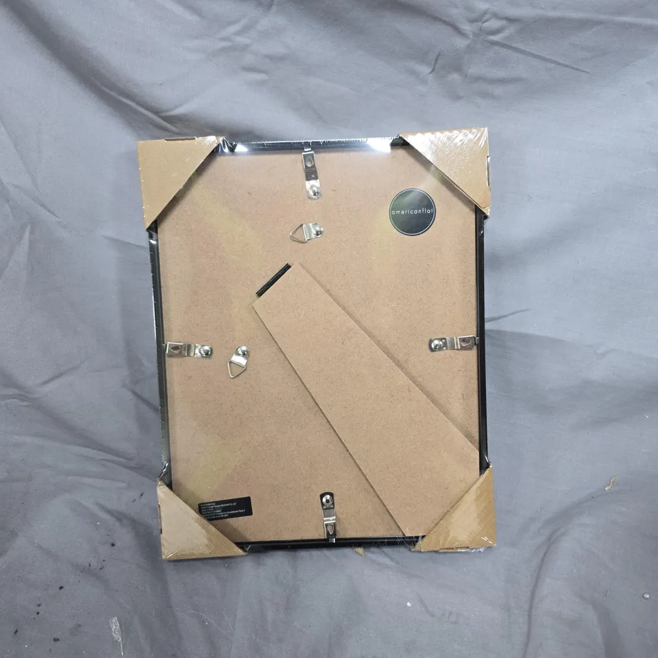 AMERICANFLAT 8X10 INCH BLACK PICTURE FRAME SET (6 FRAMES)