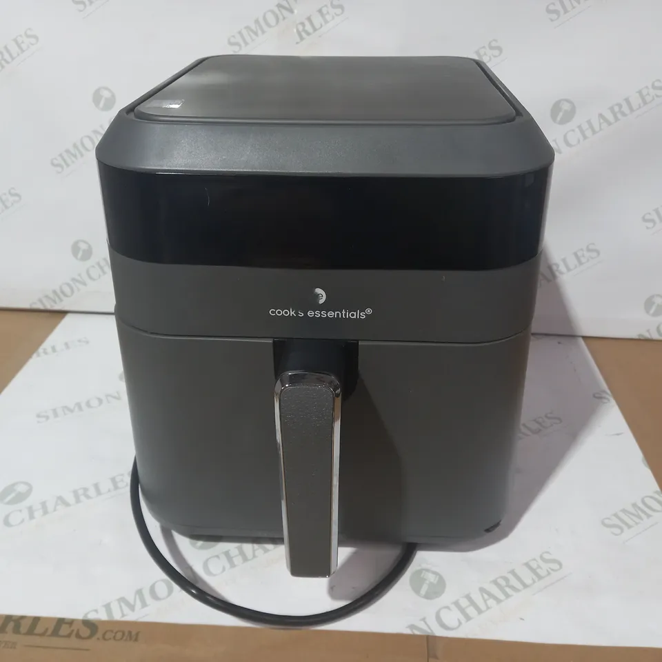 COOK'S ESSENTIALS 5.8L AIR FRYER IN SLATE GREY