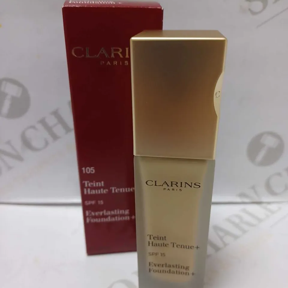 CLARINS EVERLASTING FOUNDATION+ SPF15 30ML - #105 NUDE 