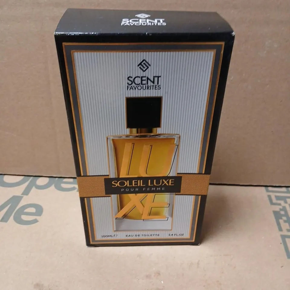 BOXED SCENT FAVOURITES SOLEIL LUXE POUR FEMME EAU DE TOILETTE 100ML