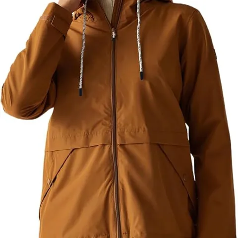 BRAND NEW REGATTA BAYLETTA II WOMEN'S HOODED WATERPROOF JACKET IN GLAZED GINGER - 12