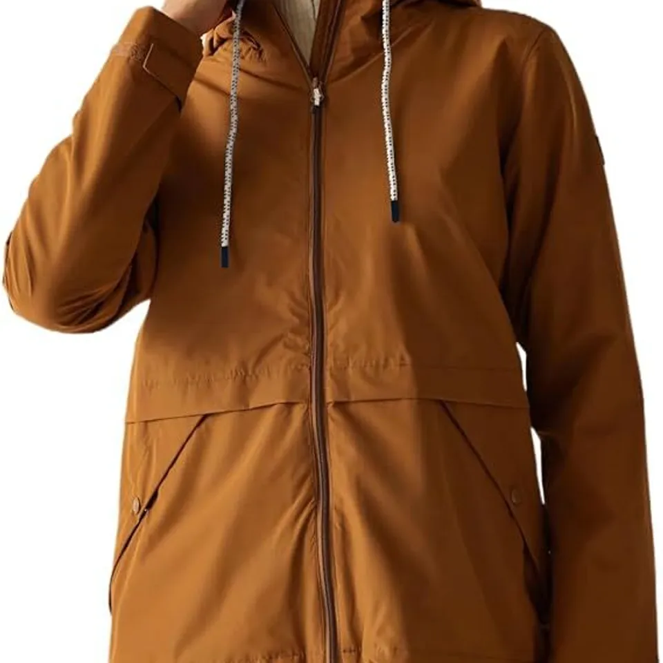 BRAND NEW REGATTA BAYLETTA II WOMEN'S HOODED WATERPROOF JACKET IN GLAZED GINGER - 14
