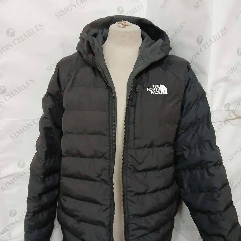 THE NORTH FACE JUNIOR KIDS REVERSIBLE PERRITO HOODED JACKET - BLACK - AGE 15-16