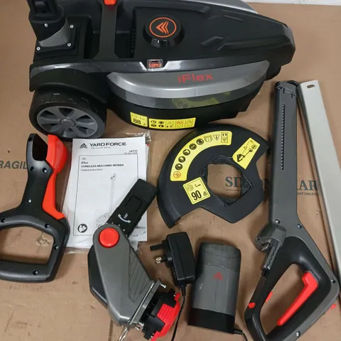 YARDFORCE IFLEX CORDLESS MOWER AND TRIMMER SET