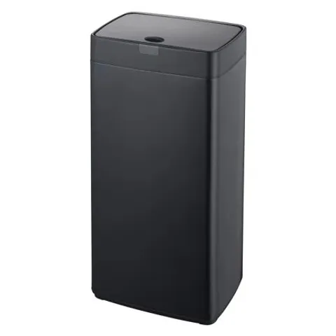 BOXED IRIS 45L STEEL MOTION SENSOR RUBBISH BIN