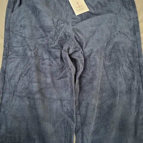 SEASALT CORNWALL PORFELL TROUSERS IN NAVY SIZE UK 12