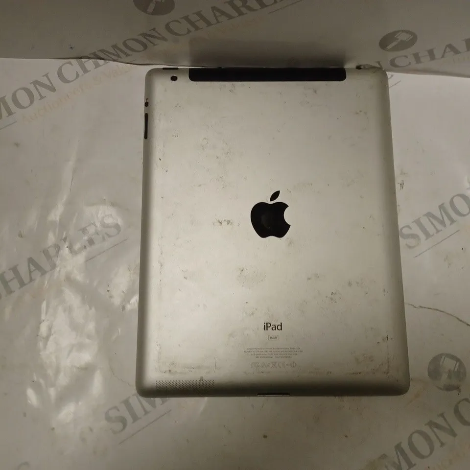 APPLE IPAD MODEL A1396 16GB SILVER