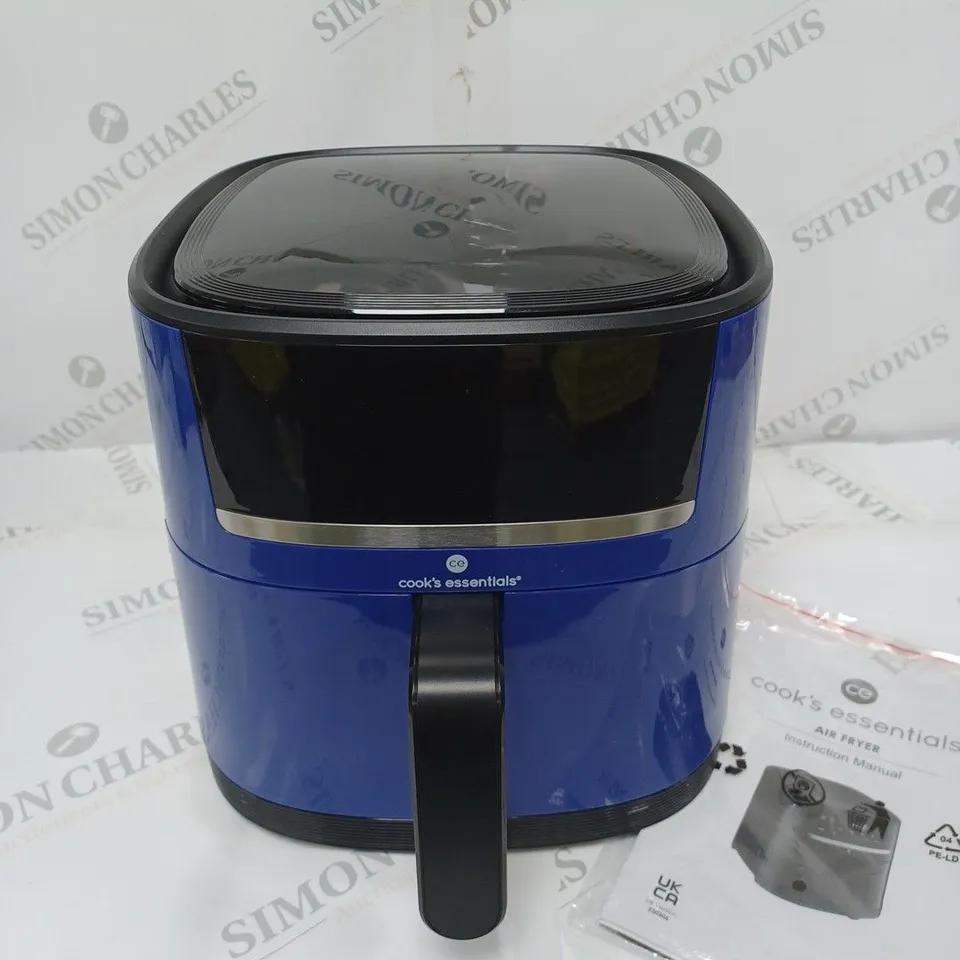 BOXED COOK'S ESSENTIALS 4L AIR FRYER IN NAVY